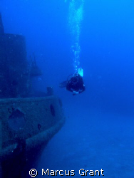 Passing by. Diving on the wreck of the tug boat Rozi by Marcus Grant 